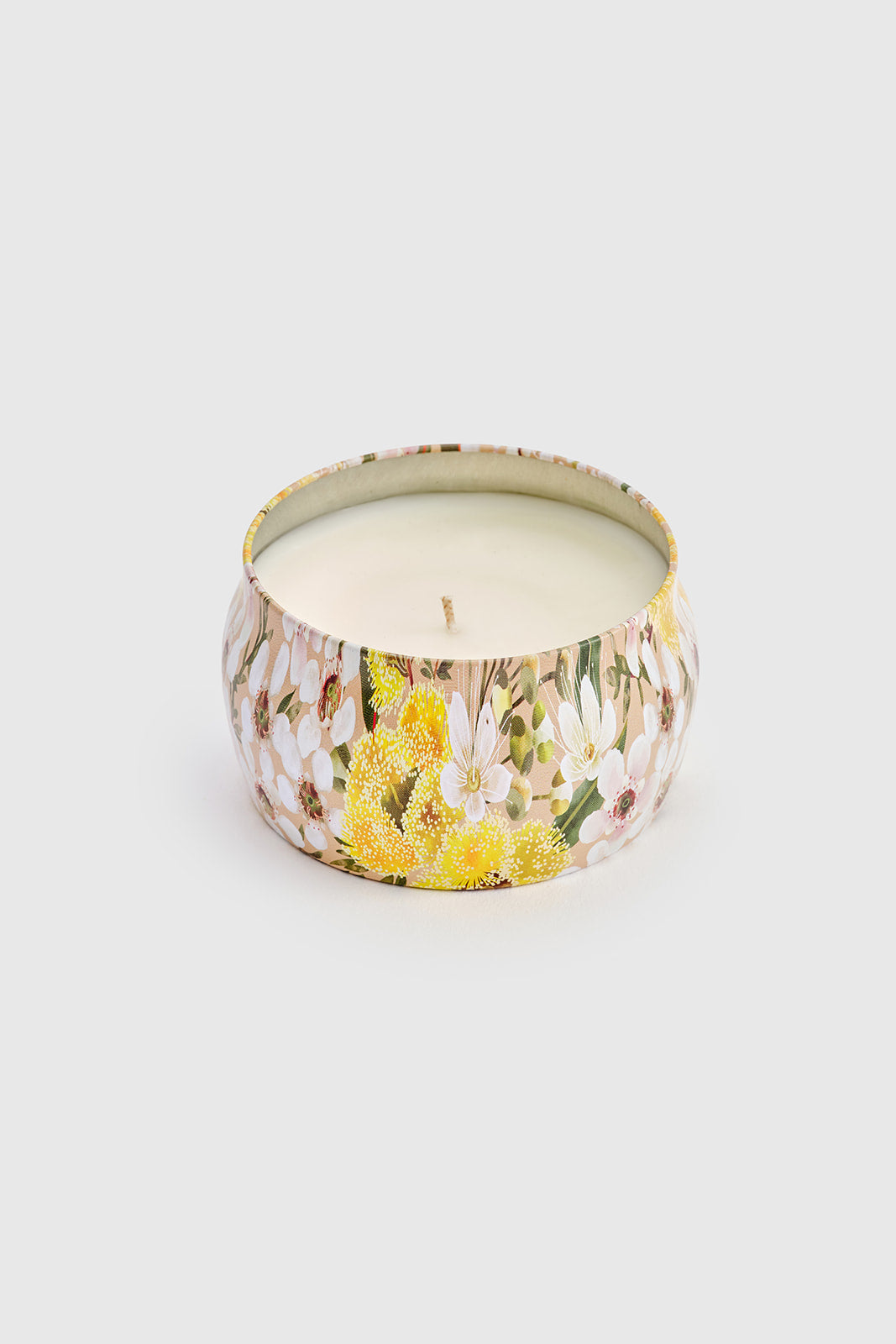 Lemon Myrtle & Eucalypt - Waxflower Candle Tin 200g