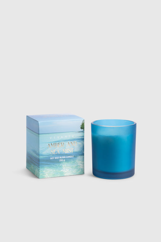 Amber & Sea Mist Coastal Candle 250g