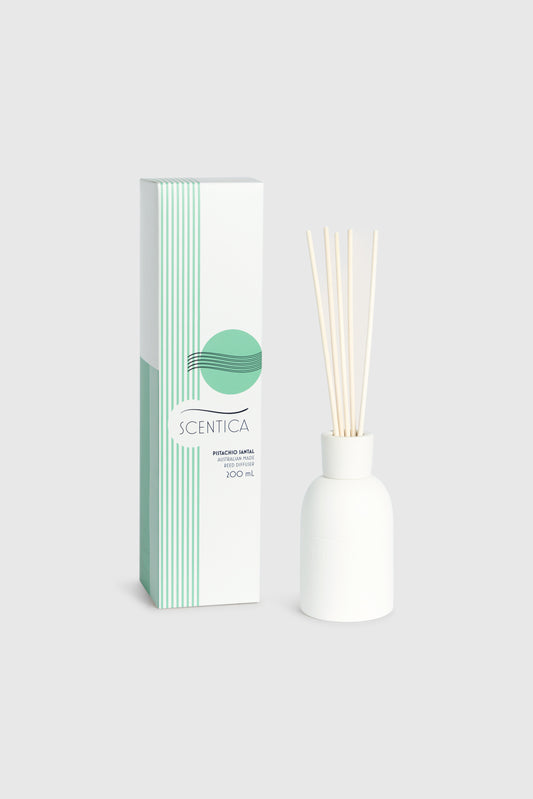 Pistachio Santal Ceramic Reed Diffuser 200ml