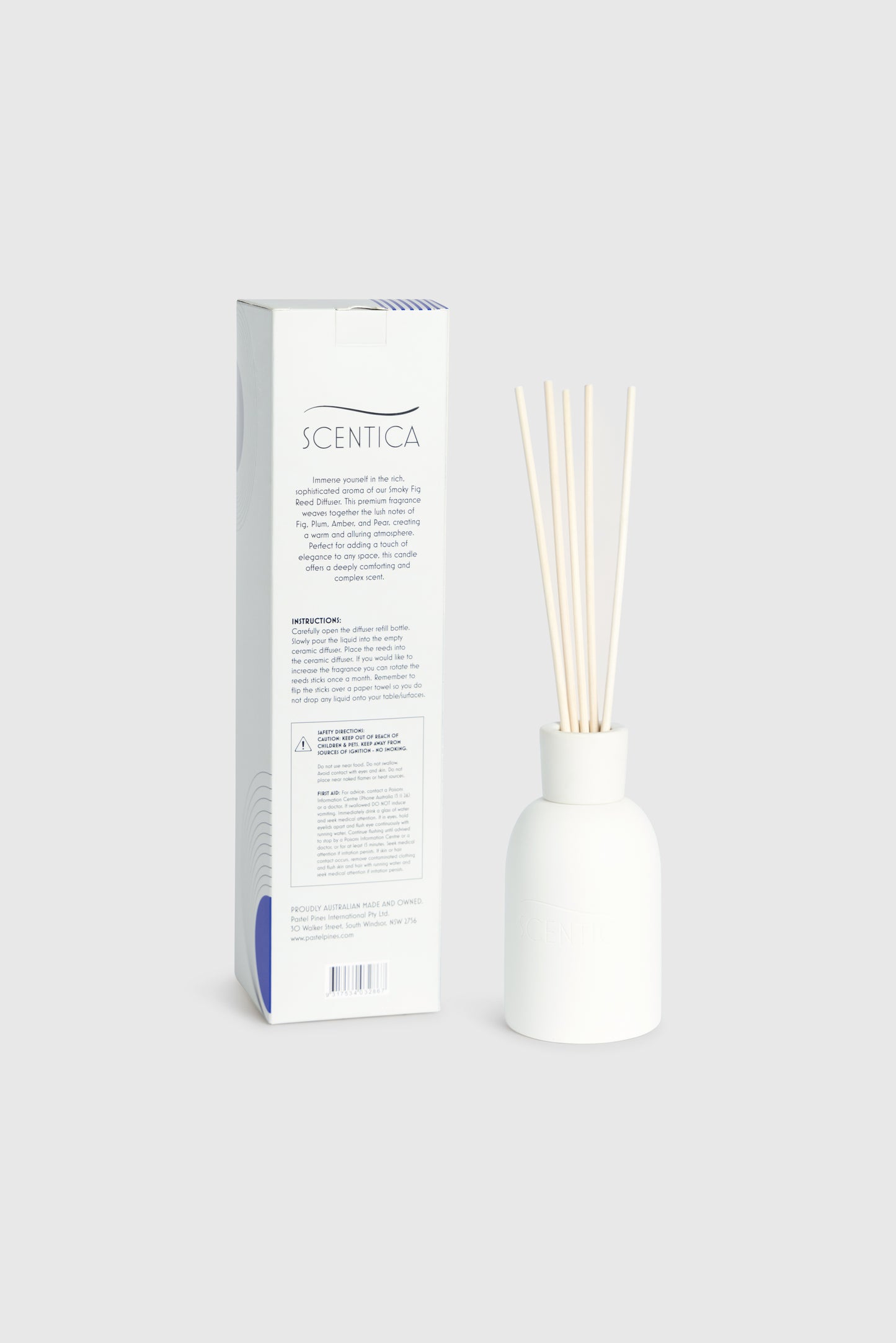 Smoky Fig Ceramic Reed Diffuser 200ml