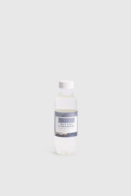 Wild Sage & Cedarwood - Diffuser Refill 125mL