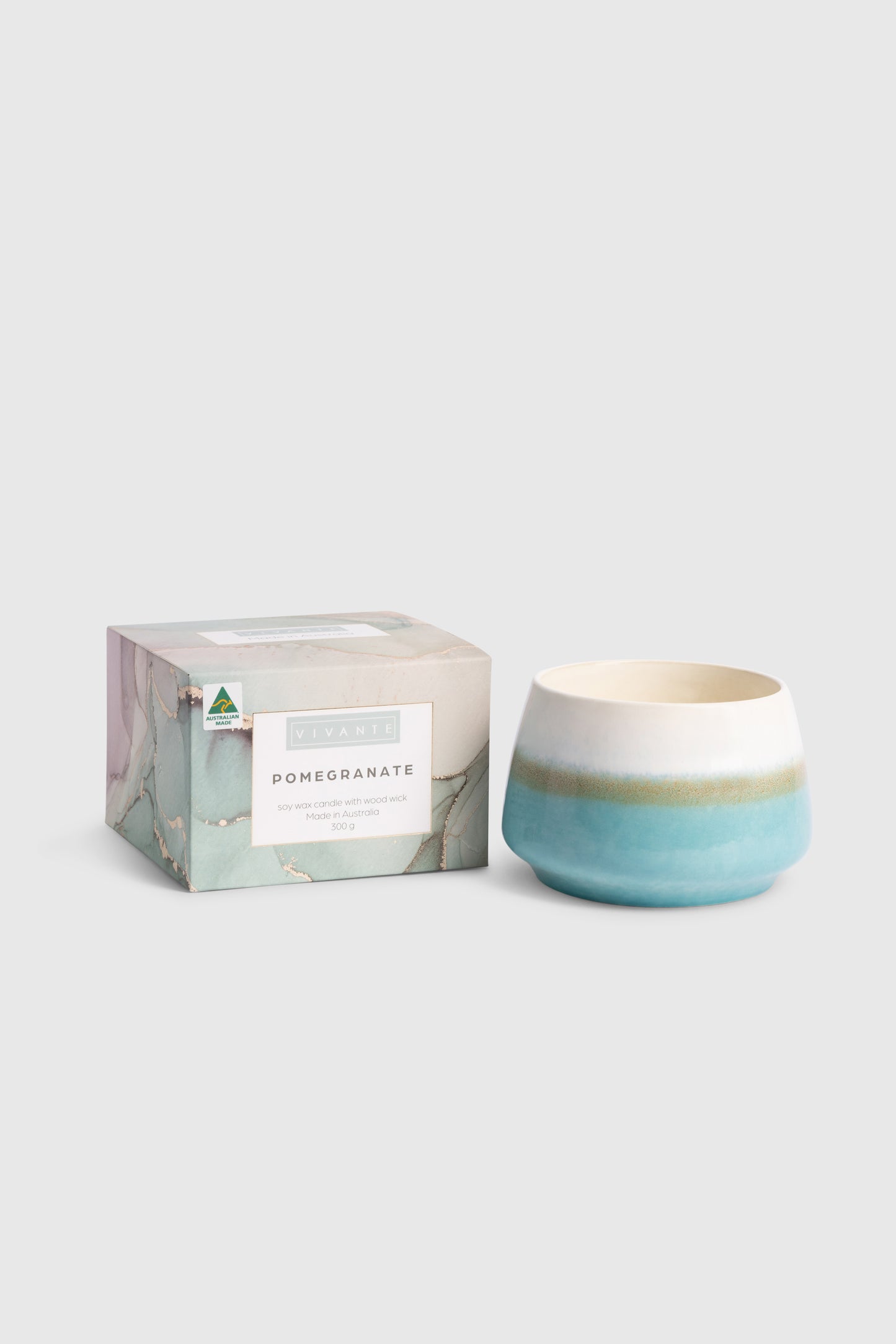 Pomegranate Ceramic Candle 300g