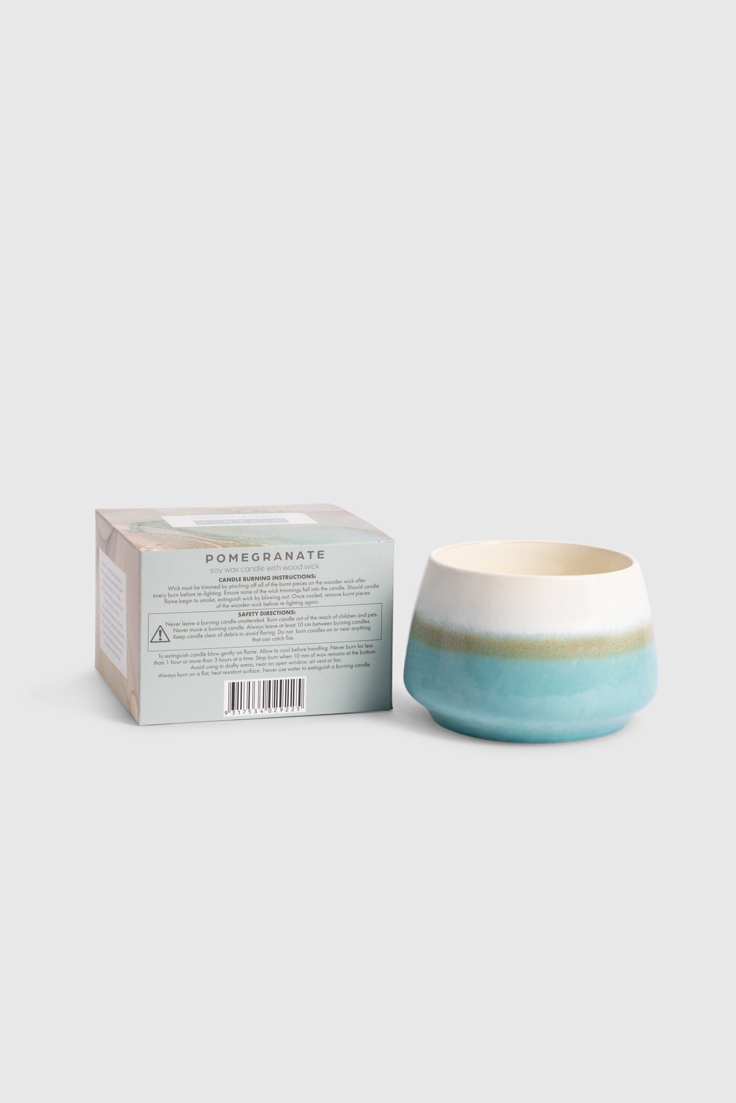 Pomegranate Ceramic Candle 300g