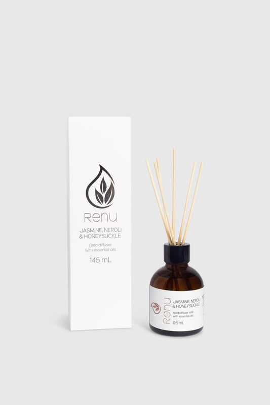 Jasmine, Neroli & Honeysuckle Renu White Reed Diffuser 145mL