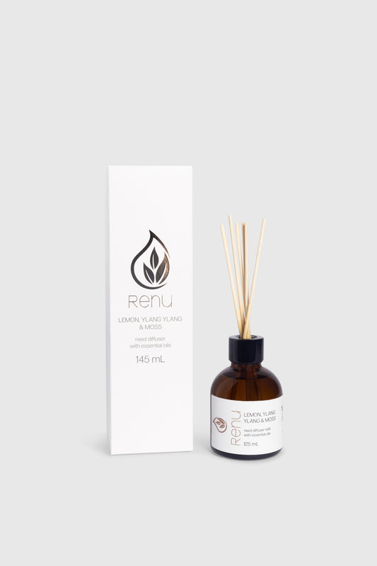 Lemon, Ylang Ylang & Moss Renu White Reed Diffuser 145mL